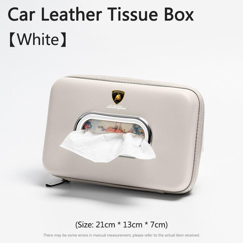 Car 3D stereoscopic tissue box seat backrest Sun visor tissue box For Lamborghini Urus Huracan Aventador Premium Keyring TT1