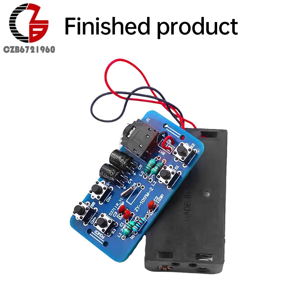 87-108MHz Digital FM Stereo Radio Receiver Module Wireless Transmitter Receiver DIY Electronic Production Training Welding Kits