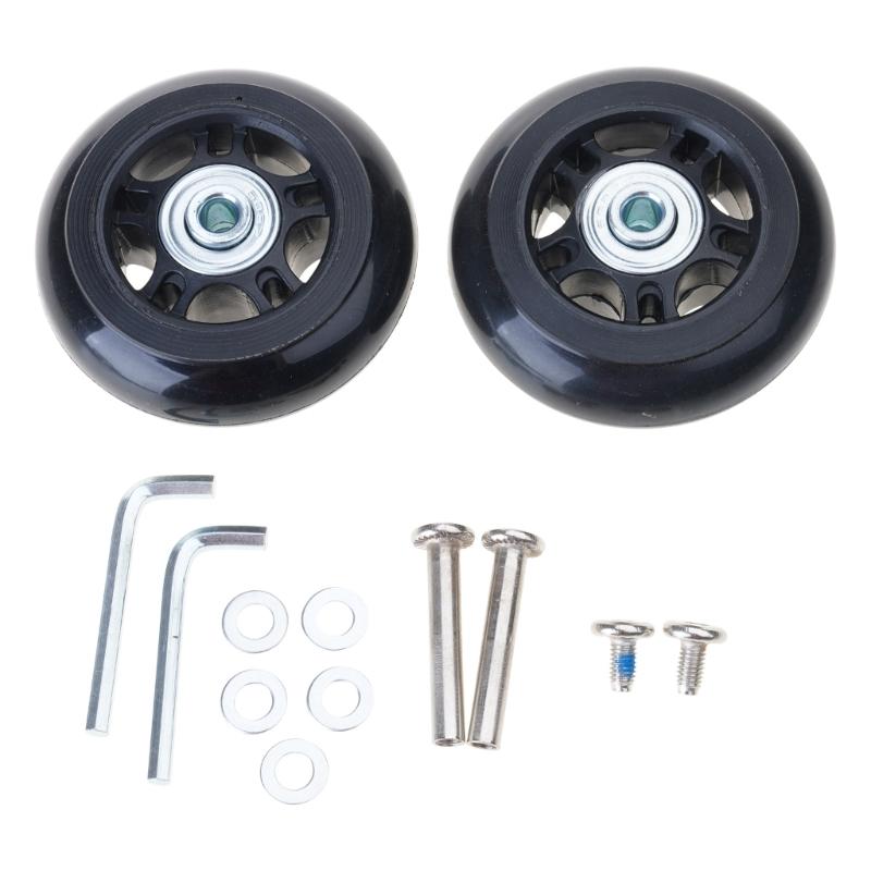 Luggage Spare Wheels Smooth Operation Quick Setups Reliable Suitcases Wheel Part Set Perfect for Various Suitcases Brand