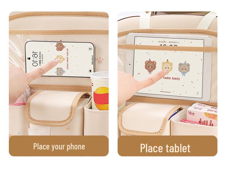 Multifunctional Car Seat Back Hanging Trash and Storage Bag