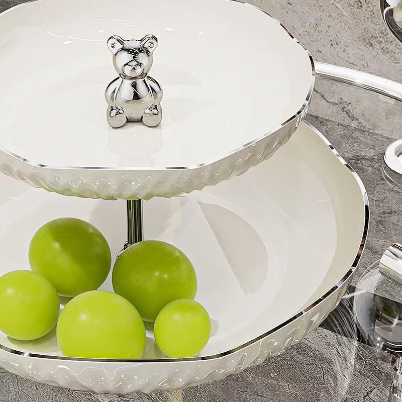 Elegant Three-Tier Dessert & Fruit Display Stand for Home or Restaurant