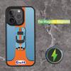 Star G-Gulf Ra-cing Car Phone Case For iPhone 16,15,14,13,12,11,Pro,Max,Plus,Mini,SE Magsafe Magnetic Wireless Charging