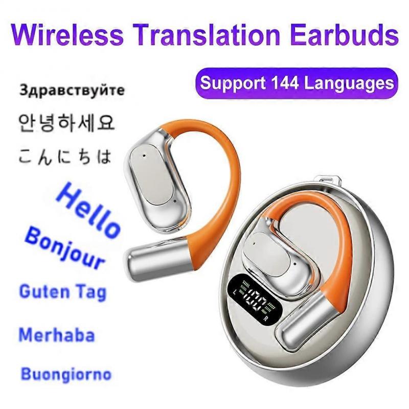 M113 Smart Übersetzer Headset Bluetooth-kompatibel OWS Geräuschunterdrückung 144 Sprachen Echtzeit-Tran