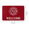 Firefighter Maltese Cross Doormat Non-Slip Bath Kitchen Mat Bedroom Balcony Door Floor Entrance Carpet Rug