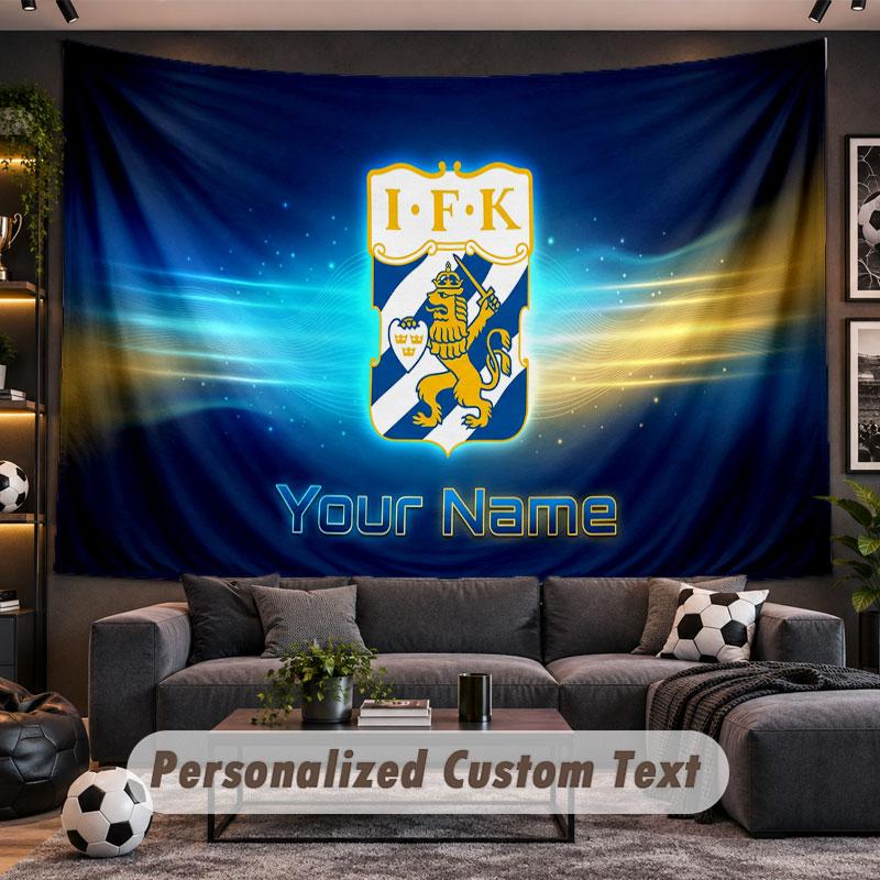 Wall Hanging Tapestry Custom Nameifk göteborg Pattern Personalized Printed Fabric Wall Decor