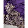 Premium Soft Faux Georgette Mirror Work Saree
