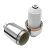10 Stage Bath Water Purifier Bathroom Shower Filter 1/2'' Health Softener Chlorine Removal Universal Water Treatment Silver