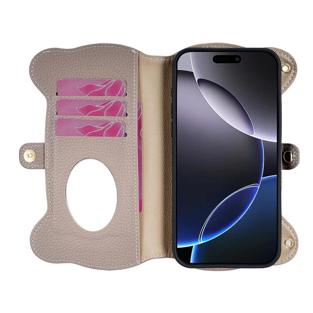 Husă tip oglindă flip pentru telefon Infinix Hot 50 Pro Zero40 Smart9