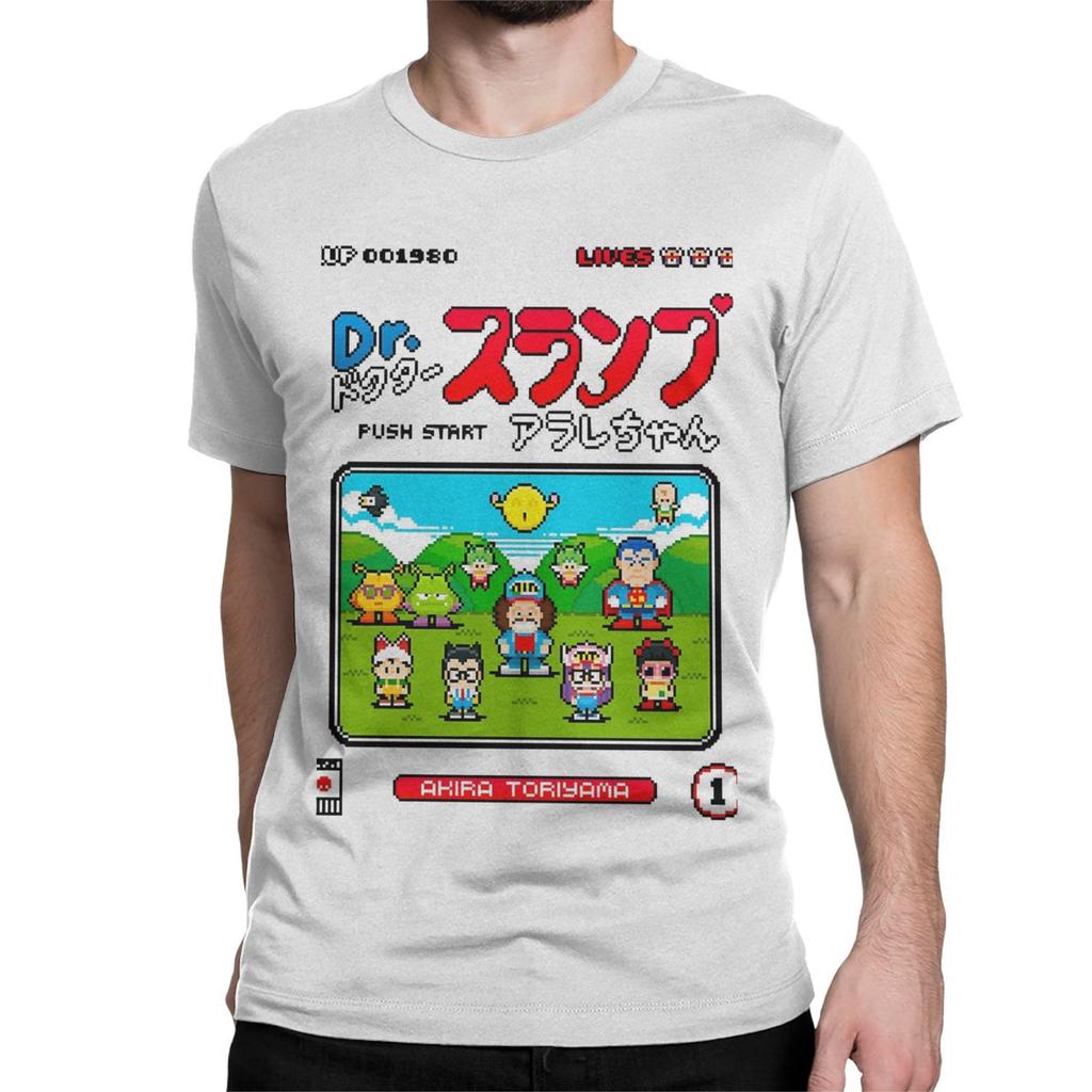 Arale Anime Cute for Men Women T Shirts Dr Slump Vintage Tee Shirt Short Sleeve Crewneck T-Shirt 100% Cotton Classic Tops