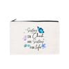 Colorful Canvas Coin Purse: Zippered Stationery, Pen & Cosmetic Storage Bag