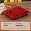 Handun Disposable Round Multi-Compartment Lunch Box