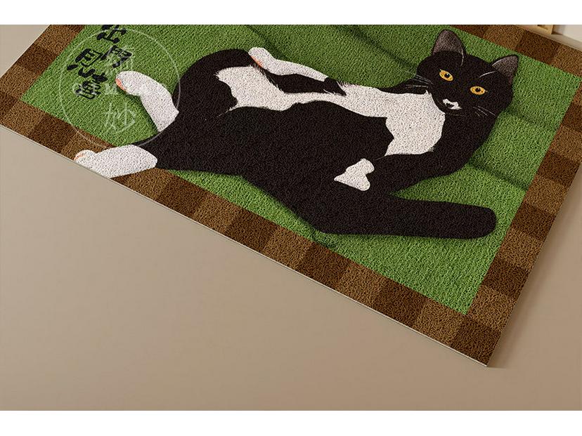 Non-slip Cat Sisal Door Mat - Dirt-resistant, Easy-to-clean Mud Scraper for Entryways