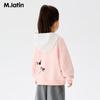 M.Latin Toddler Cloud Cat Color-block Hooded Jacket