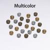 50 stücke 6mm Legierung Muster Spacer Perlen Gemischte Antike UFO Spacer Lose Metall Perlen Für Schmuck Machen Diy Zubehör großhandel