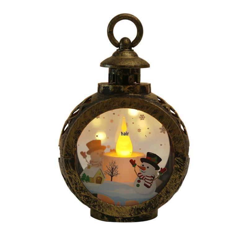 Weihnachten Leuchtende Nachtlicht Anhänger Ornamente - Tisch Kerzenständer Lampe & Fenster Ausstellungsdekorationen