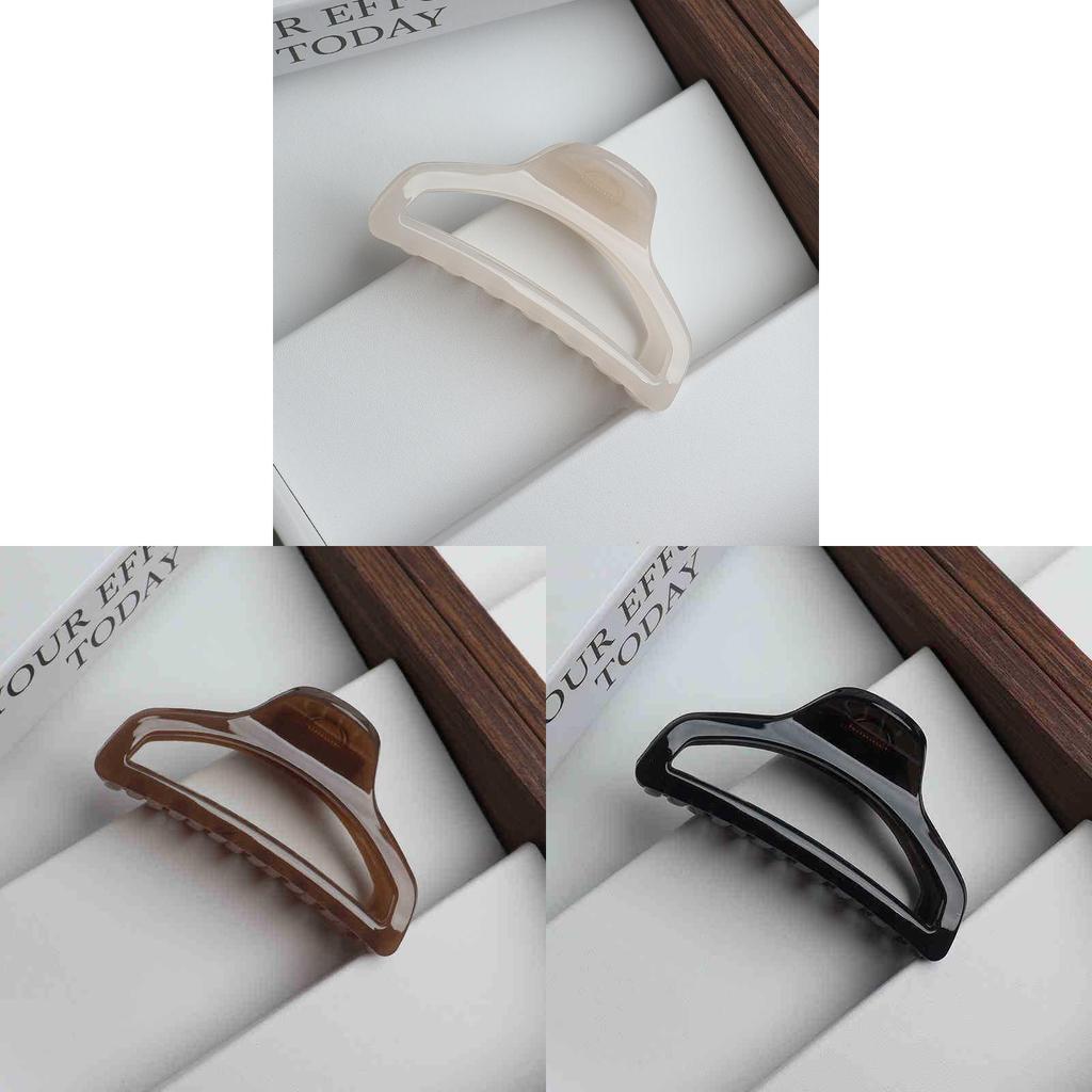Shark Claw Hair Clip For Women With Geometric Line Design Perfect For French Updos