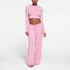 SKIMS Crop Long Sleeve Crew Neck T-Shirt Women tops TP-LST-5739W-BBG