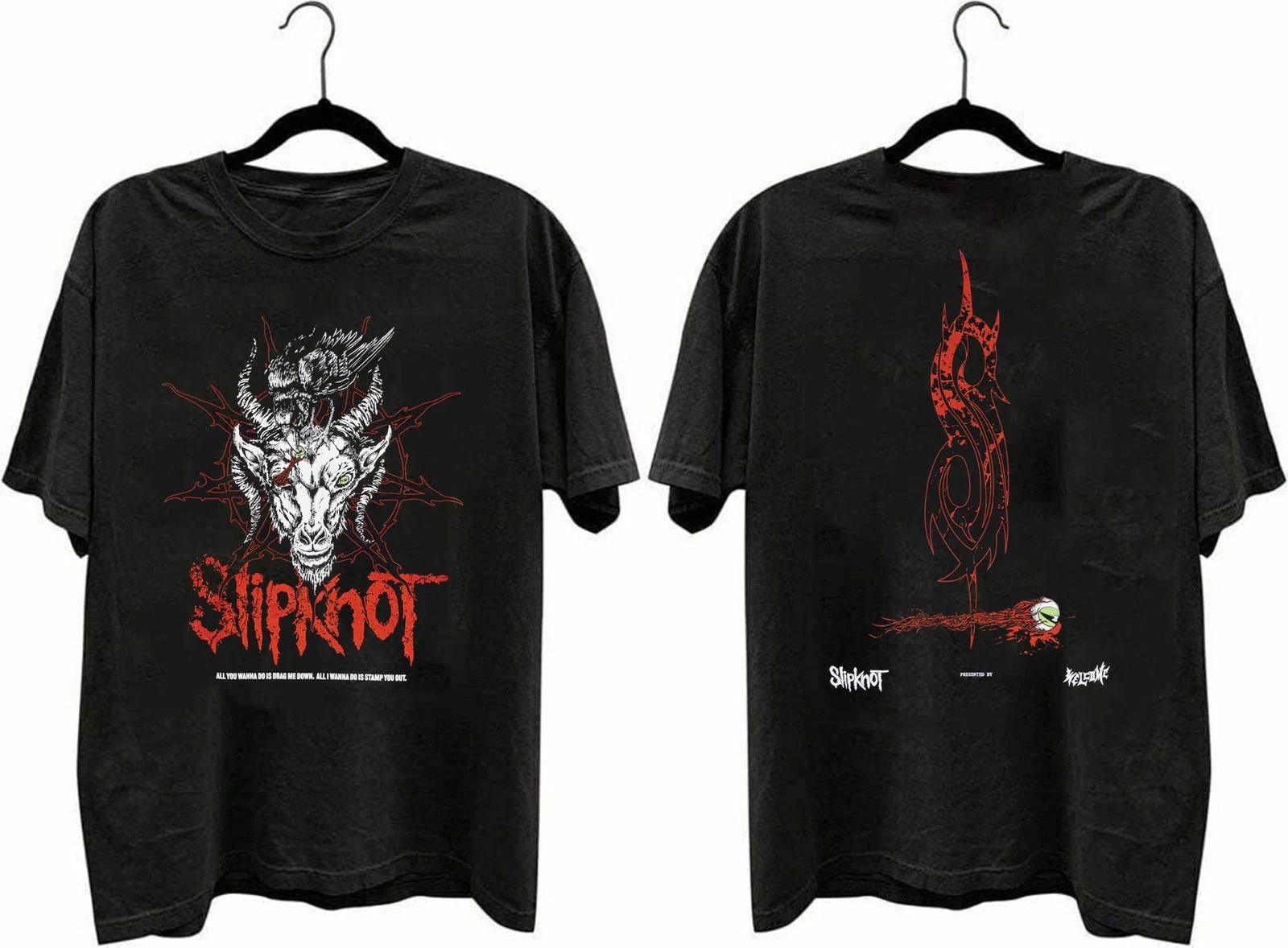 SLIPKNOT X WEL COME Spit It Out Boxy Garment-Dyed Shirt Unisex S-5XL 4XL