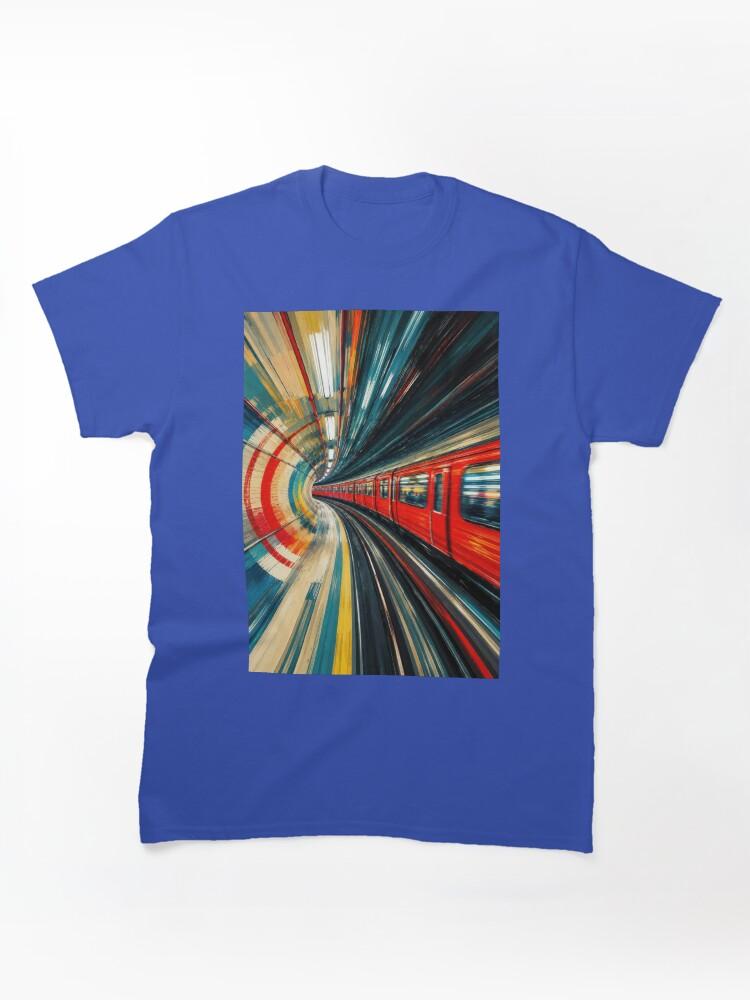 Metro Speeding Though: A London Subway Train #3 Classic T-Shirt