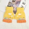 Cute Winter Knitted Train Gloves - Windproof & Warm for Adults