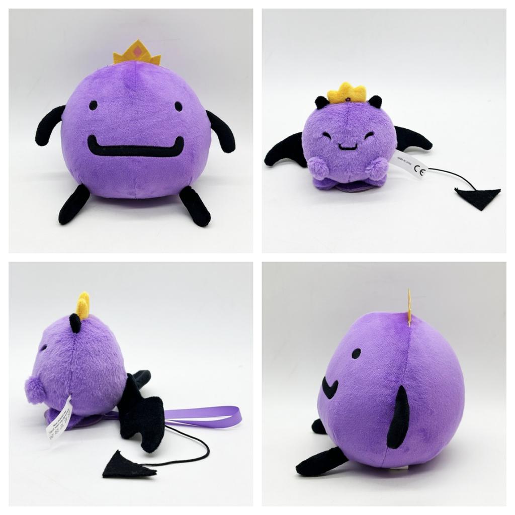 20Cm New Year Gifts Wemmbu Plush Cute Purple Doll Anime Peripherals Soft Doll Collection Room Decoration Kid Gifts Doll Plush