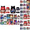 Mario-Themen-Cartoon-Schulranzen für Schüler Oxford-Stoffmaterial Wasserabweisend und Langlebig Mehrere Stile Verfügbar