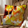 Fire S-Spirit Cookie Run Square Double-Sided Printed Pillow Case Sofa Cushion Cover Bedroom Bedside Decor