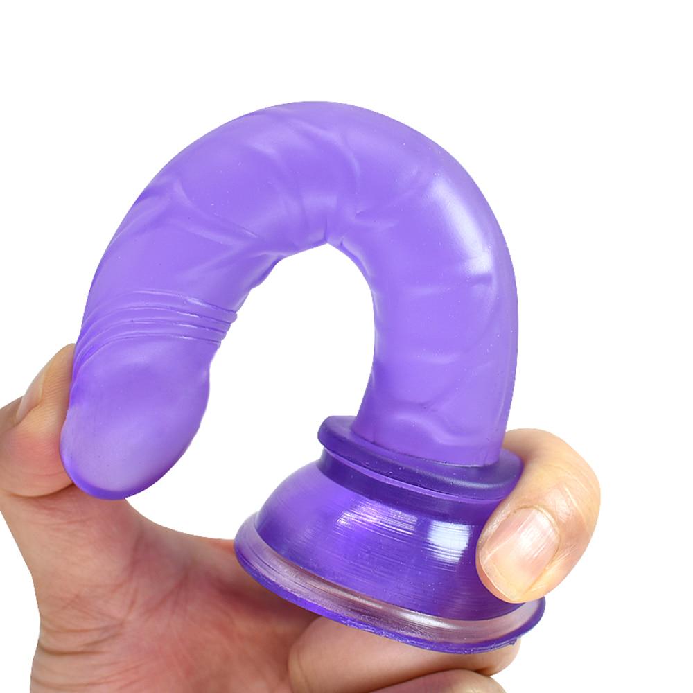 Soft Jelly Dildo Realistic Penis Anal Dildo Strap Big Penis Suction Cup Toy Adult Sex Toys for Woman