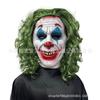 20204New Batman Jack Mask Joker Mask Halloween Clown Mask Green Hair Latex Headgear