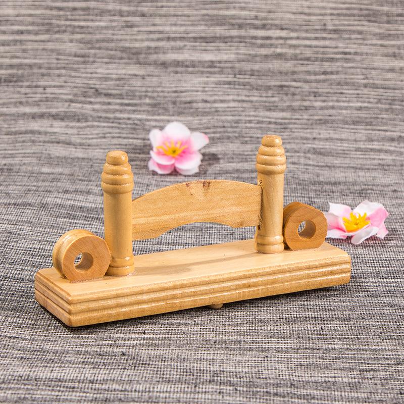

1PC Chinese Style Handmade Wood/Silk/Paper/Lace Folding Fan Rack Display Stand Wooden жёлтый