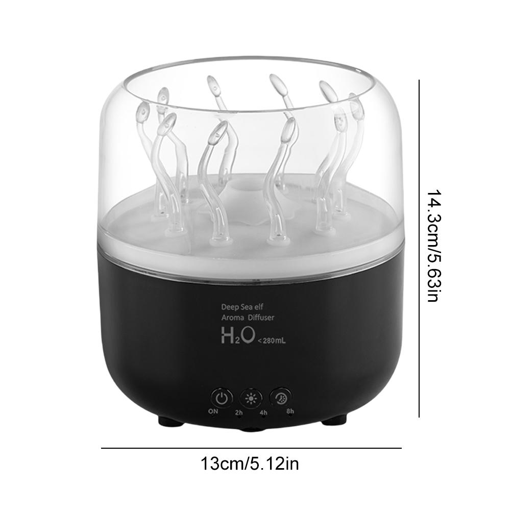 Jellyfish Humidifier Essential Oil Diffuser with 7 Colors Light Aroma Diffuser Air Diffuser Humidifier for Bedroom Home Office