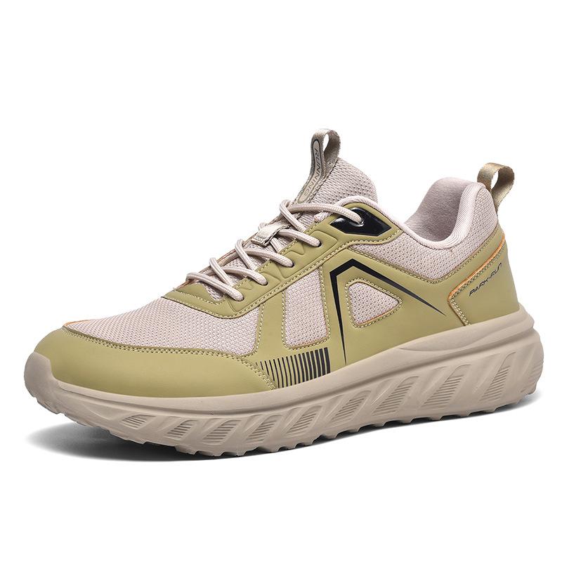 Large size lightweight wide head casual sports shoes new fly-woven mesh men's shoes fat feet fat barefoot running shoes