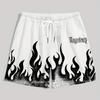 Die Sommer Neue 3D Flammen Print Shorts Lässig, Modisch, Leicht, Atmungsaktiv, Weich und Bequem Shorts