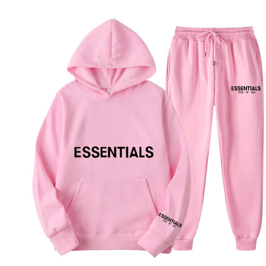 Men's Plus Velvet Sports Hoodie with Double-Stitch Logo - European & American Style Women's Casual Set