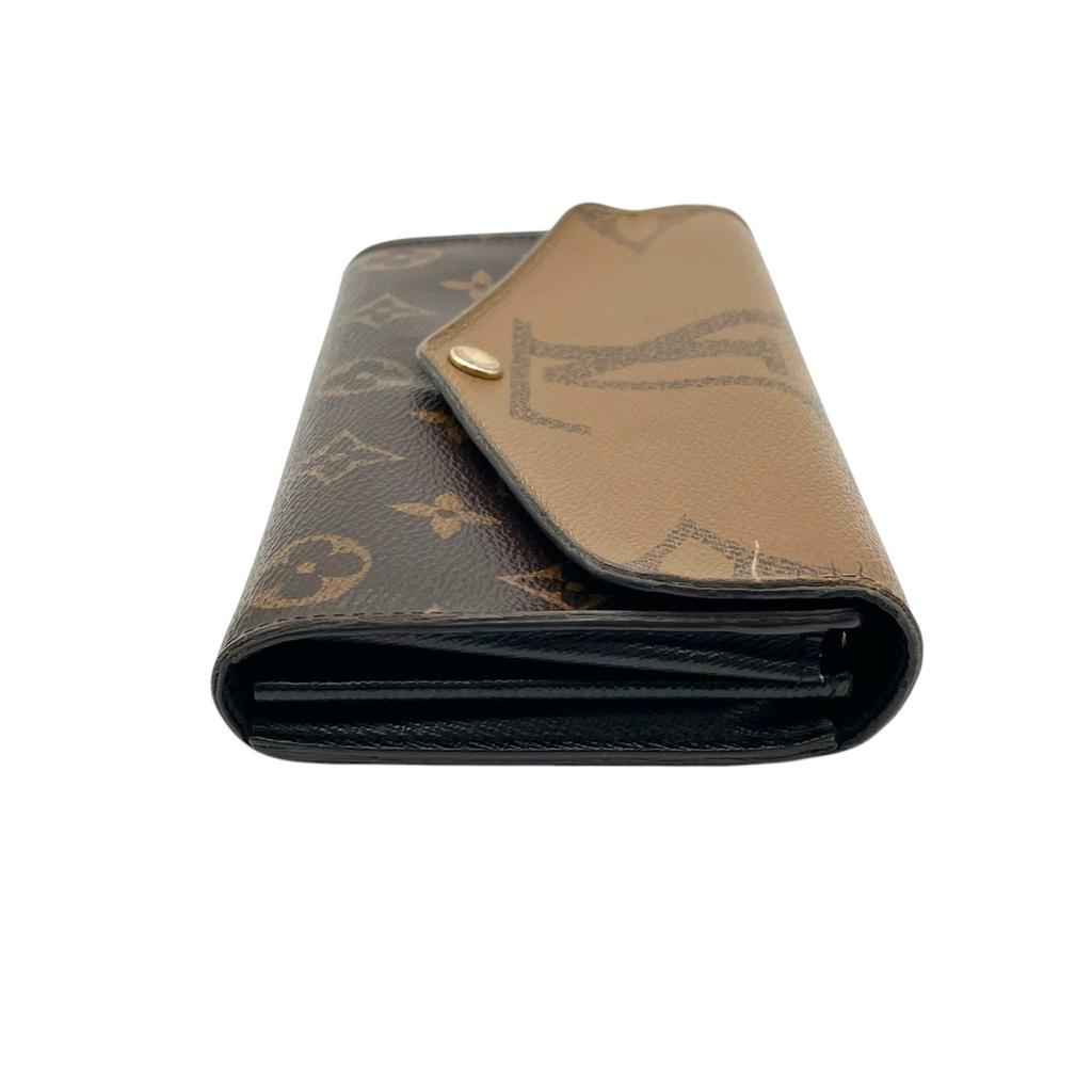 Used LOUIS VUITTON Purse Monogram reverse Portefeuille SaraPurse Brown PVC/leather Women