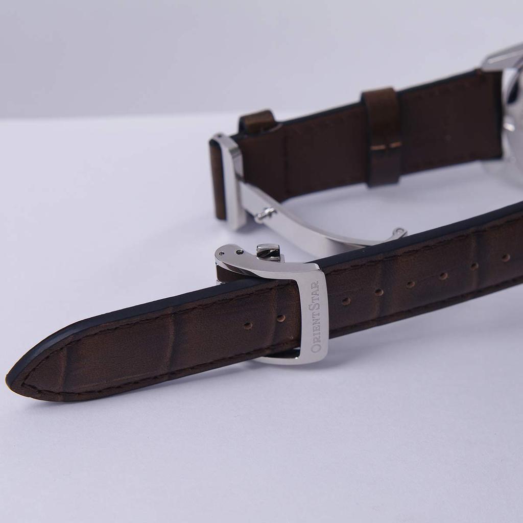 Orient Pánské automatické hodinky ORIENT STAR s ručním nátahem, 50hodinovou rezervou chodu, moderním skeletonovým designem RE-AV0006Y00B [Importované]