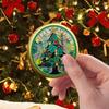 Coin Christmas Christmas Tree Santa Claus Commemorative Coin Merry Christmas Collectible Coin Challenge Coin Souvenir Coin Metal