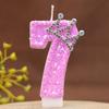 Diamond Number Candle Crown Creative Decoration Birthday Cake Candle Creative Handmade Diy