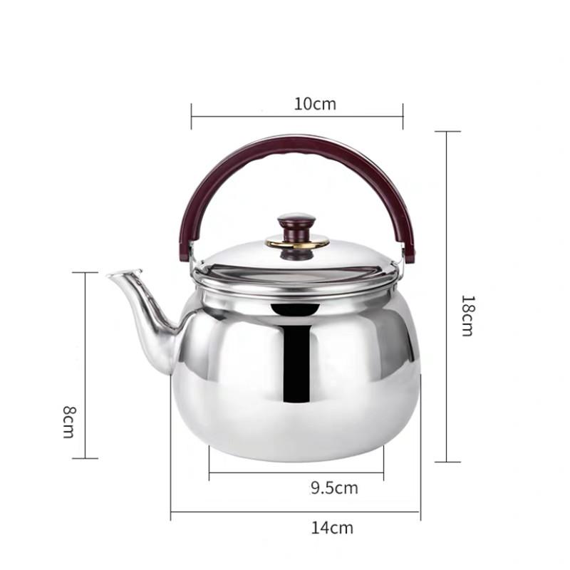 

Creative Thickened Stainless Steel Whistling Kettle for Outdoor Camping Home Kitchen Tea Pot Large Capacity Milk Water Kettles