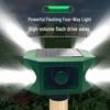 Outdoor Solar Animal Repellent with Alarm