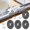 Peças de máquina de tricô 4 rodas de borracha 4 anéis para palheta de prata SK840 SK580 SK270 SK218 SK325