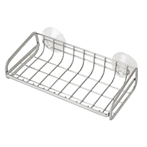 Pearl Metal BUNO Stainless Steel Scrubbing Rack, HB-3290, Silver, 20 x 10.5 x 5 cm