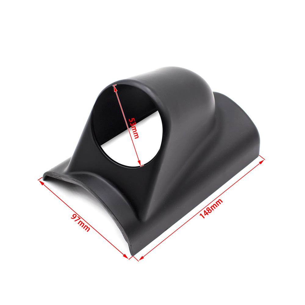 52mm Carbon Gauge Pod Car Single Car Gauge Cap Cup 52mm Dash Pod Mount Holder Plastic Car Cup Gauge Pod