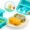 2/4/6-piece Silicone Freezer Tray Mold with Lid, Storage Box Food Box, Storage Containers for Soup, Broth, Meal Prep, Ice Cubes