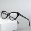 0 -0.5 -0.75 To -6.0 Spring Hinge Cat Eye Nearsighted Glasses For Women TR90 Anti Blue Rays Hyperopia Eyeglasses +0.5 To +4.0