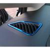 For Toyota Corolla - Console L&R AC Air Outlet Vent Blue Titanium Trim