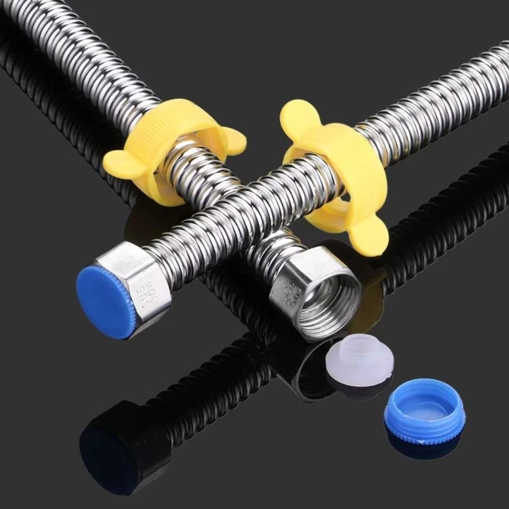Corrugated Plumbing Hose with Wrench Faucet Connector Hose Water Purification System