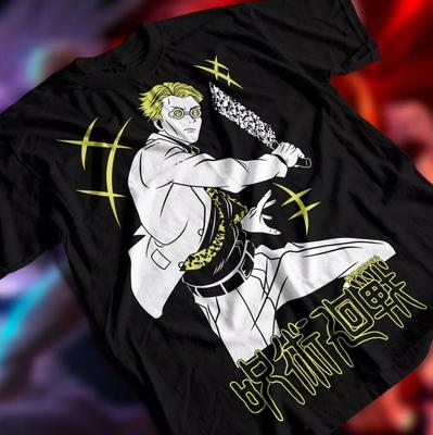 T-Shirt Nanami Kento Jujutsu Kaisen JJK Gojo Satoru Horror Anime Shirt Tutte le Taglie