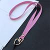Webbing Diy Lanyard Love Mobile Phone With Keychain Lanyard Hanging Neck Color Webbing Key Rope Webbing