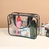 6 Stück Klare PVC Toilettenartikel-Aufbewahrungstaschen Wasserdichter Handgehaltener Reise-Kosmetik-Organizer Mit Reißverschluss Aufbewahrung Geschenkbeutel